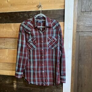 90's Vintage Sasson Shirt Large Casual Button Up Long Sleeve Mens